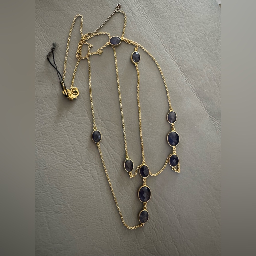 Argento Vivo Purple Stone Necklace